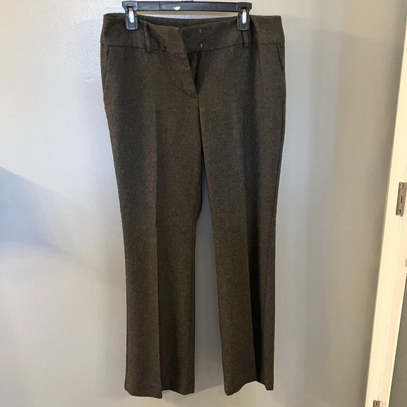 Vintage Axcess (Liz Claiborne) Dark Gray Tweed Dress Pants - Size 10 - Picture 2 of 8